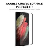 For Samsung Galaxy S21 Ultra ENKAY 0.26mm 3D Curved Full Hot Bending Tempered Glass Film